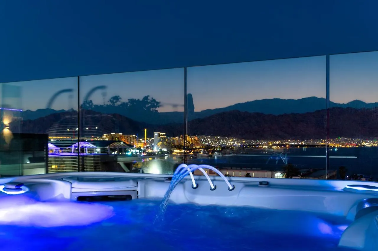 Sea Side-Presidential Suite Amazing View Privet Jacuzzi Ejlat 0*,  Izrael