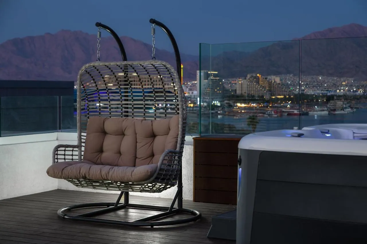 Sea Side-Presidential Suite Amazing View Privet Jacuzzi Ejlat Izrael